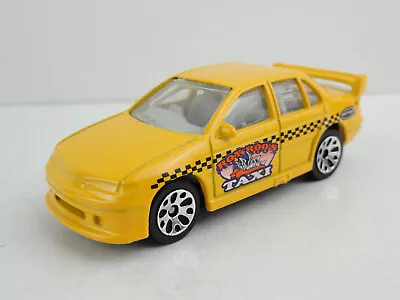 2002 Matchbox #4 Ford Falcon Taxi (Yellow Roy Roo's Taxi) - LOOSE • $2.99