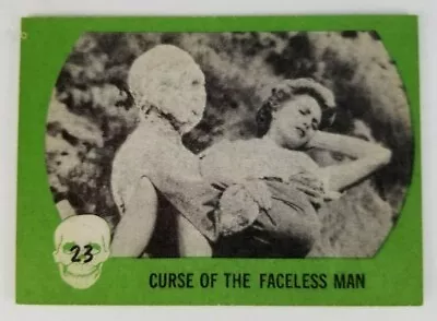 Vintage 1961 Nu Cards Horror Monster Series Card #23 Curse Of The Faceless Man • $9.95