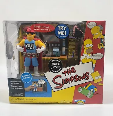 The Simpsons Moe's Tavern Interactive Environment W Duffman World Of Springfield • $59.99