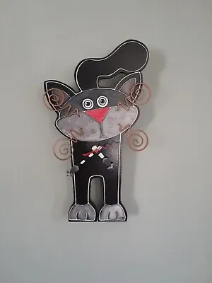 RARE Vintage Michelle Allen Designs Cat & Mice Wall Clock (from The 90’s) WORKS • $65