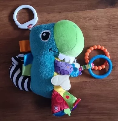 Cute Lamaze Dinosaur Rattle Activity Hanging Pram Toy • £5