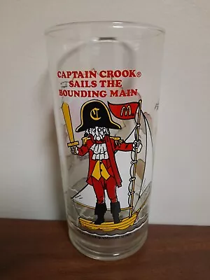 McDonaldland Adventure Series Glass Captain Crook 1980 McDonald's • $11.50