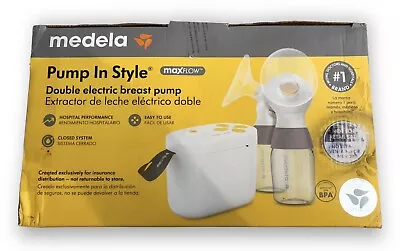 NEW Medela Pump In Style Double Electric Breast Pump Maxflow- White (101041360) • $76.49