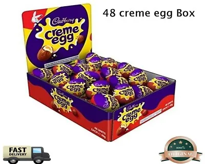 Cadbury Chocolate Creme Egg (Box Of 48 Eggs) Fresh Stock Limited • $85.09