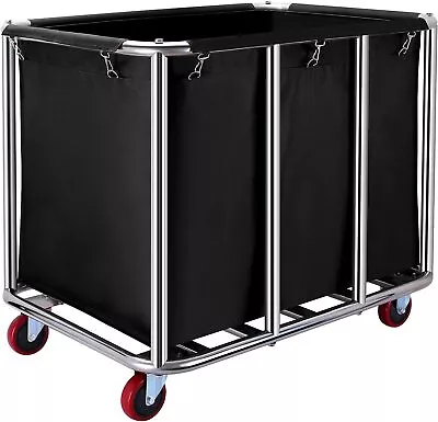 Commercial Laundry Cart With Wheels400L Large Laundry Basket With Wheels • $156.27