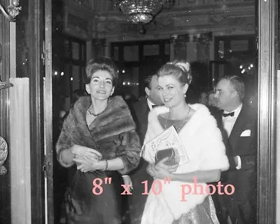 MARIA CALLAS Opera Legend Out With GRACE KELLY HOLLYWOOD Celebrity Photo (188) • $14.99