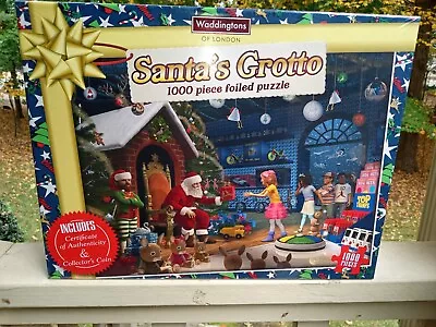 Waddingtons Of London  Santa's Grotto 1000 Piece Jigsaw Puzzle New Sealed  2018 • $24