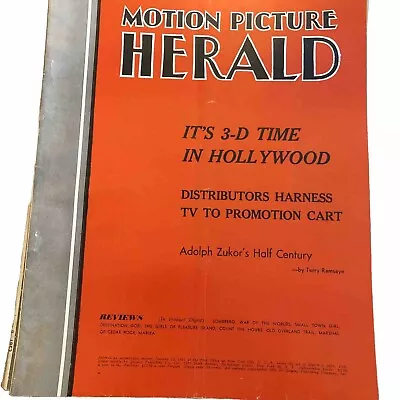 MOTION PICTURE HERALD MOVIE TRADE MAGAZINE Feb 28 1953 Cary Grant John Wayne • $35.24