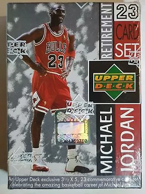 1999 Upper Deck Michael Jordan Retirement CARD SET (23 Cards) - Factory Sealed • $82.64