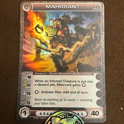 Chaotic Card Mahrrant Super Rare Danian Mandiblor Mid Energy • $1.47