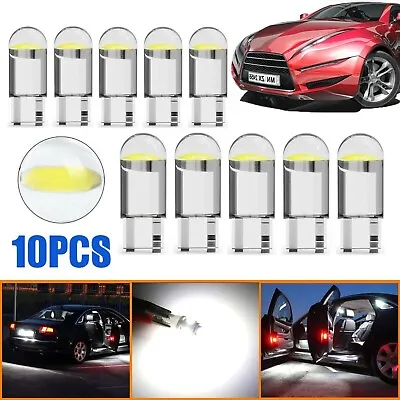 10 Pcs T10 COB AMBER LED LIGHT FESTOON PARKER INTERIOR WEDGE GLOBE CAR TAIL BULB • $8.99