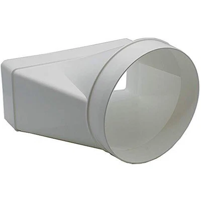 £14.73 • Buy Kair Ducting Adaptor 220mm X 90mm To 150mm - 6 Inch Rectangular To Round