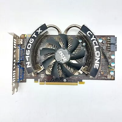 MSI NVIDIA N460GTX Cyclone PCI Express X16 VIDEO CARD 768MB GDDR5 768D5/OC • $34.30