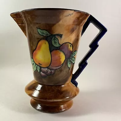 Large HK Tunstall Handpainted AUTUMN Jug / Pitcher With Pear & Other Fruits • $17.95