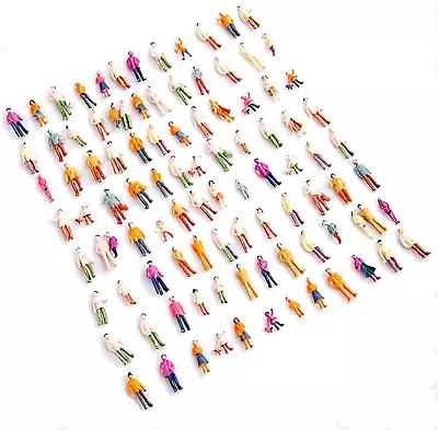 N/C 100 Pcs 1:100 HO Scale Models People Set Hsxxf Tiny People Model People Han • $13.55