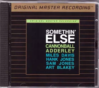 CANNONBALL ADDERLEY Somethin' Else 1992 MFSL UDCD 563 Mobile Fidelity 24kt GOLD! • $64.92