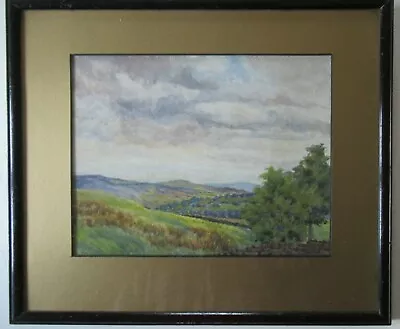 Old Vintage 1932 Landscape Dartmoor? E BUCKLEY Watercolour Painting Framed • £25