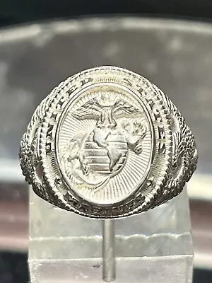 Marine Corp Ring 925 Sterling Silver Free Resizing • $99