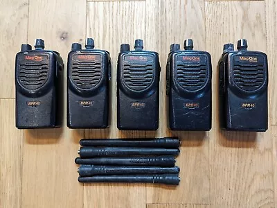 5 Motorola Mag One BPR40 VHF Two Way Radios 5 Watt Analog AAH84KDS8AALAN • $50