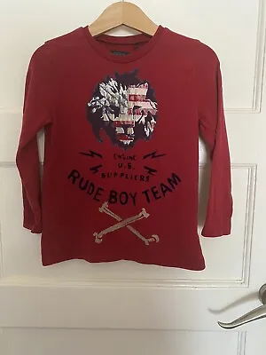 £1.05 • Buy IKKS  Rude Boy  Long Sleeve Top / T-Shirt Size 3-4 Years In Immaculate Condition