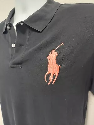 Polo Ralph Lauren Women's SKINNY FIT Big Pony Polo Shirt - BLACK XL GOLF TENNIS • $9.25