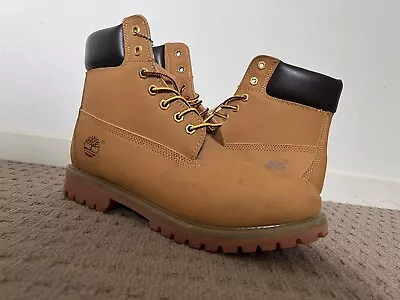 Timberland Premium 6 Inch Waterproof Brown Leather Boots - Men's Sz. 11 M • $180