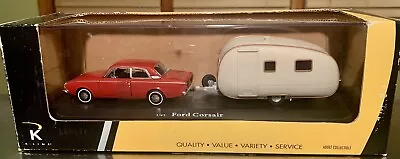 K-Line Kruisers Ford Corsair W/Large Travel Trailer Die-Cast K-94453 • $23.99