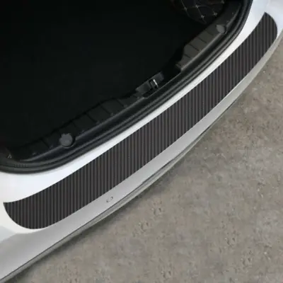£4.55 • Buy Carbon Fiber Car Rear Bumper Protector Corner Trim Sticker Auto Car Accessories