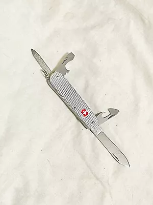 *GREAT FIND*🔥VICTORINOX OFFICIER Suisse Army🔥SWISS Knife🔥SILVER ALOX ~ NICE!! • $29.99