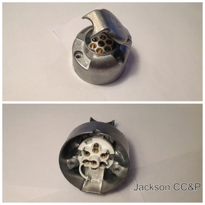 7 Pin Aluminium Trailer/Caravan  Socket • £6.59