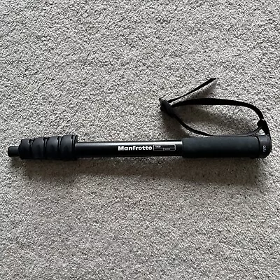 Manfrotto 790b Five Section Aluminium Monopod With Attached Hand Strap • £20