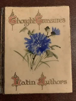 Rare Vintage Miniature Book Thought Treasures From Latin Authors Valentine & Son • £9