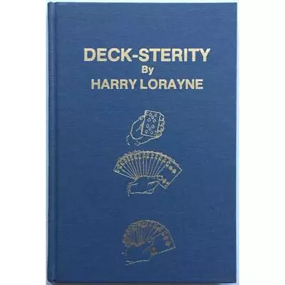 Deck-Sterity By Harry Lorayne Hardcover Card Magic Book • $15.99