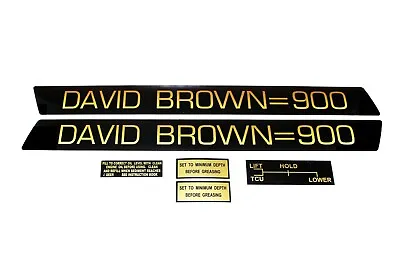 David Brown Decal 900 Black & Gold (41050) • £29.83