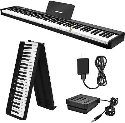 88 Key Electric Digital Piano Keyboard Weighted Key W/PedalPower Supply And Bag • $122.99