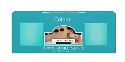 Colony Day At The Spa 3 Votive/Refill Candles • £8.98