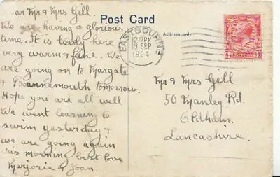 Genealogy Postcard - Gill - 50 Manley Road - Oldham - Lancashire - Ref 3727A • £2