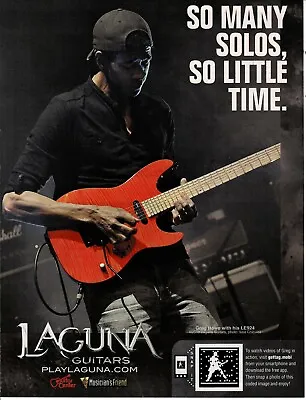 $5.95 • Buy LAGUNA GUITARS - GREG HOWE -  2010 Print Advertisement