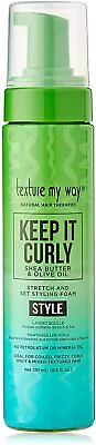 Texture My Way Keep It Curly Stretch And Set Styling Foam 251 Ml/8.5 Fl Oz • £10.95