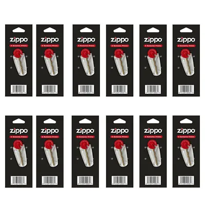 Zippo Lighter Flint Replacement Pack Of 12 | Total 72 X Flints • $54.50