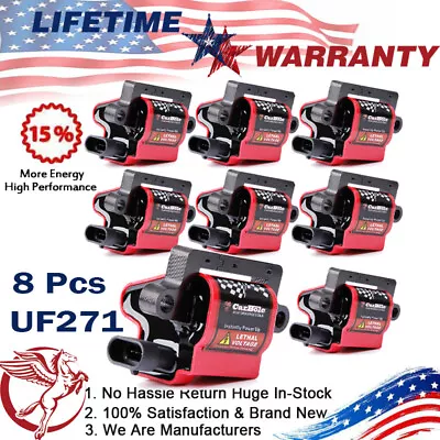 8 Pc Ignition Coil D581 UF271 For GMC Sierra Chevy Hammer H2 4.8L 5.3L 6.0L 8.1L • $115.95