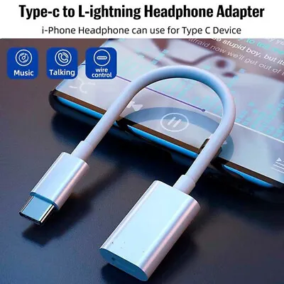 USB-C To Light-ning 8 Pin Adapter Compatible With IPhone 15 And IPad Models • £10.90