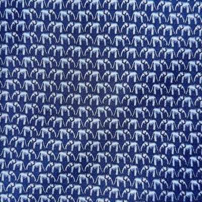 $6.99 • Buy JIM THOMPSON 100% Silk Blue Elephant Theme Tie