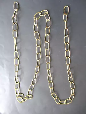 Vintage Hanging Brass Swag Light Lamp Chain Only 80  • $19.75