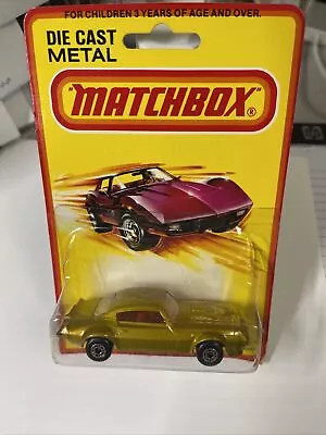 Die Cast Metal Matchbox No 16 Pontiac • $10