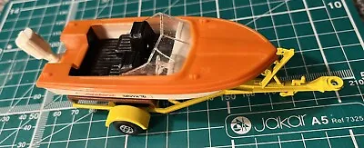 Lesney Matchbox King Size Vintage Seaburst Super 70 Boat With Trailer • £11.95