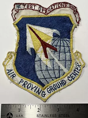 Original 1950s-1960s Air Force TEST PILOT Eglin AFB Flight Jacket Patch; VINTAGE • $29