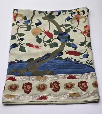 Metropolitan Museum Of Art 100% Silk Scarf Made In Japan Floral Bonsai Design • $45.99