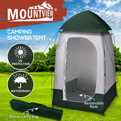 Mountview Camping Shower Tent Toilet Tents Outdoor Portable Change Room Ensuite • $49.99