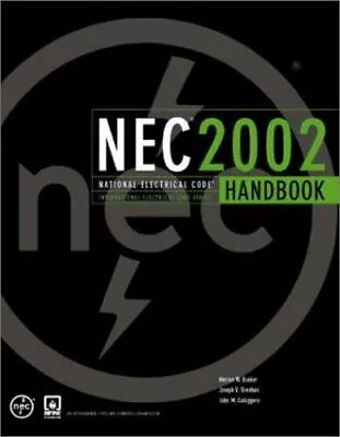 National Electrical Code 2002 Handbook;- 087765462X Joseph V Sheehan Hardcover • $8.38